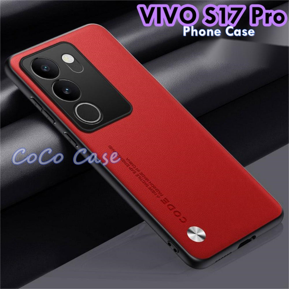 For VIVO S17 Pro Cover Silicone Professional Full Case Classic Simple Solid Color Phone Case Cover sweatproof