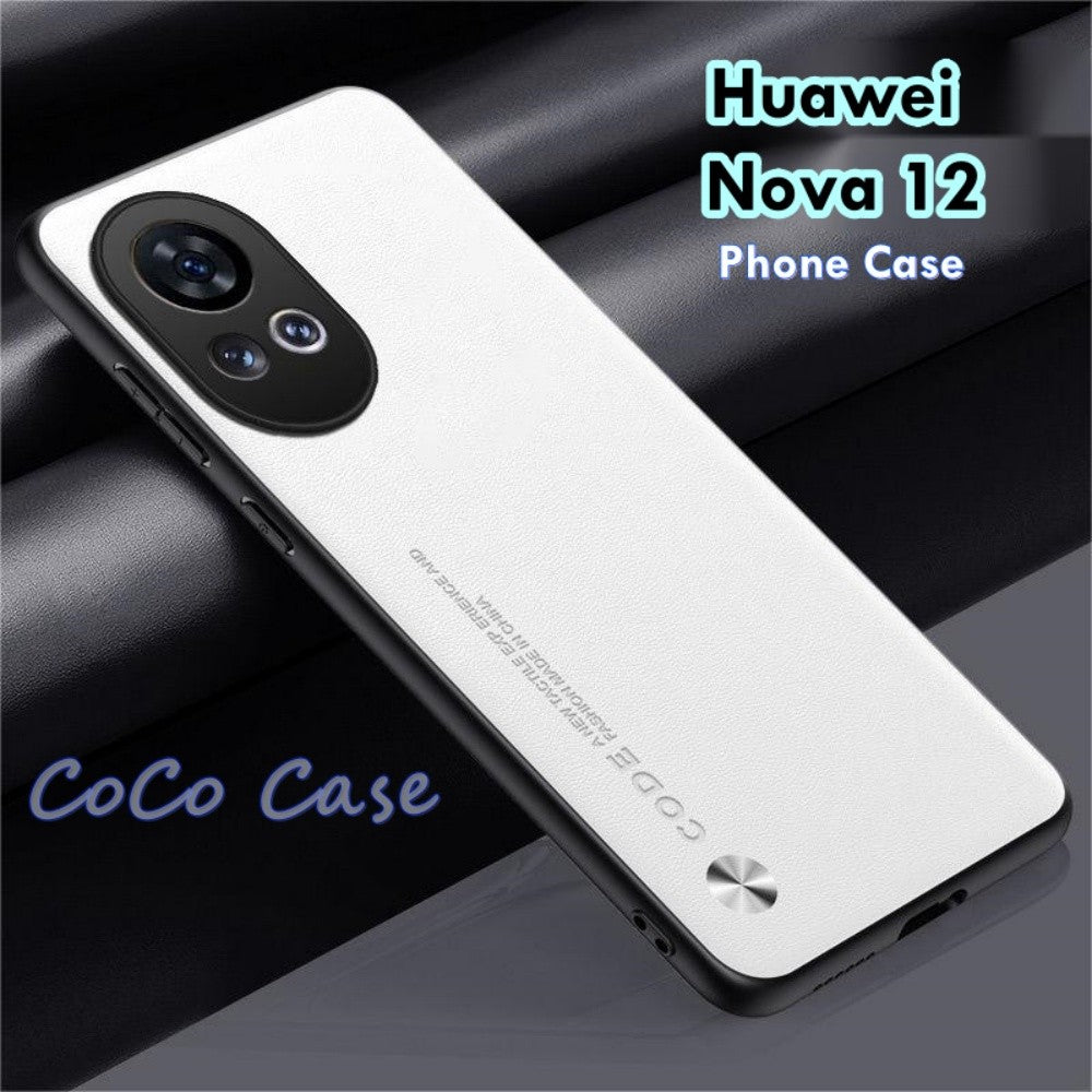 For Huawei Nova 12 Cover Silicone Professional Full Case Classic Simple Solid Color Phone Case Cover sweatproof