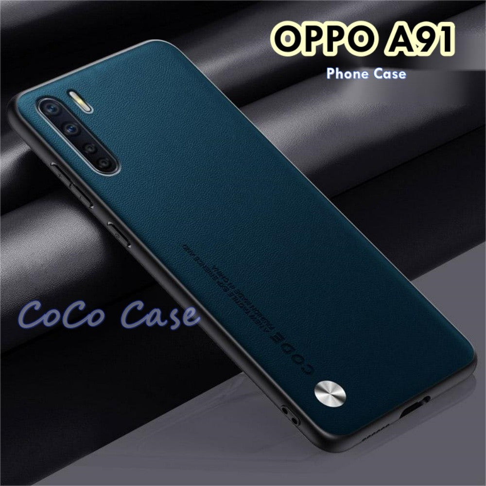 For OPPO A91 Cover Silicone Professional Full Case Classic Simple Solid Color Phone Case Cover sweatproof