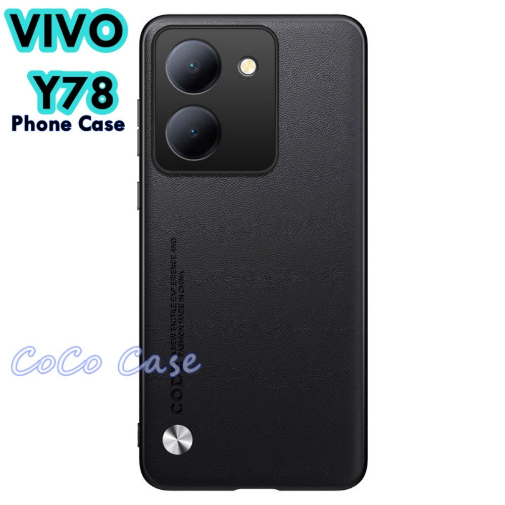 For VIVO Y78 Cover Silicone Professional Full Case Classic Simple Solid Color Phone Case Cover sweatproof