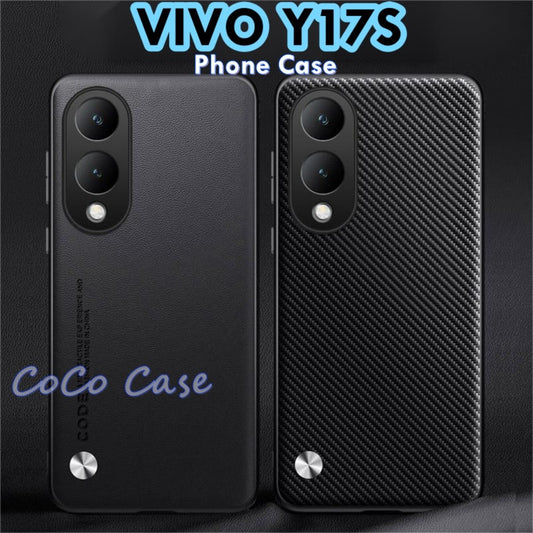 For VIVO Y17S Cover Silicone Professional Full Case Classic Simple Solid Color Phone Case Cover sweatproof