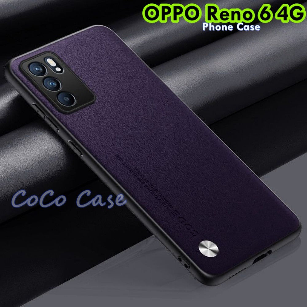 For OPPO Reno 6 4G Cover Silicone Professional Full Case Classic Simple Solid Color Phone Case Cover sweatproof