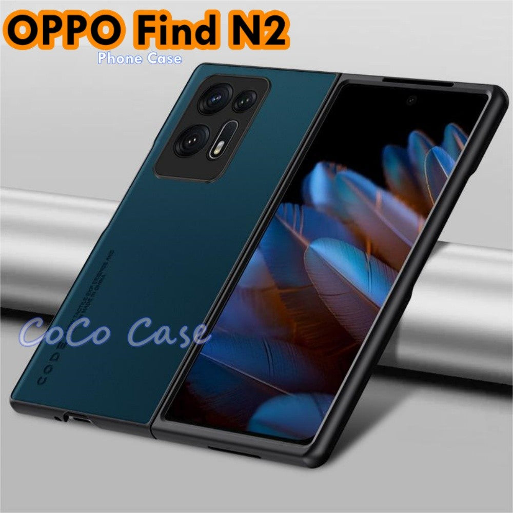 For OPPO Find N2 Cover Silicone Professional Full Case Classic Simple Solid Color Phone Case Cover sweatproof