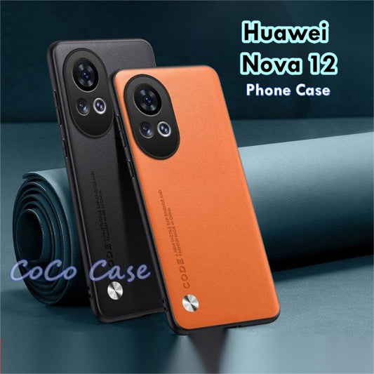 For Huawei Nova 12 Cover Silicone Professional Full Case Classic Simple Solid Color Phone Case Cover sweatproof