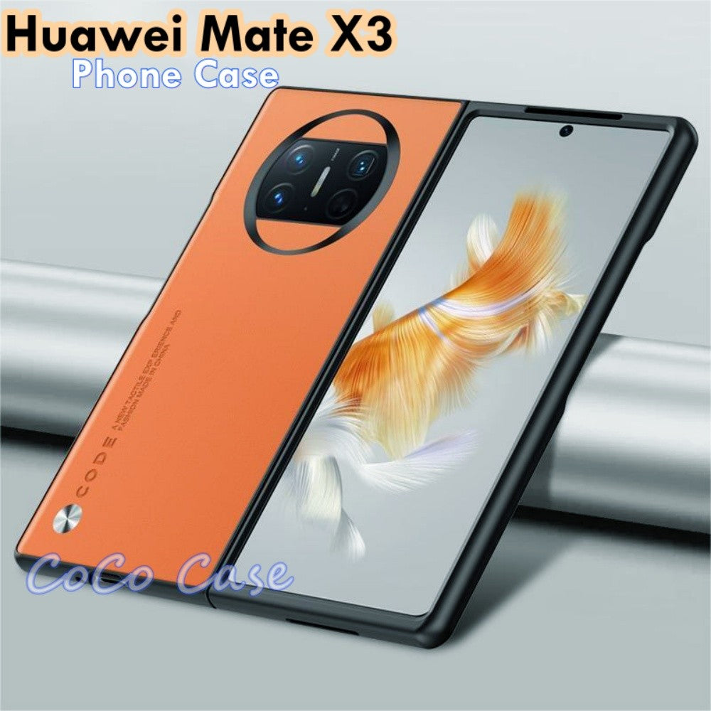 For Huawei Mate X3 Cover Silicone Professional Full Case Classic Simple Solid Color Phone Case Cover sweatproof