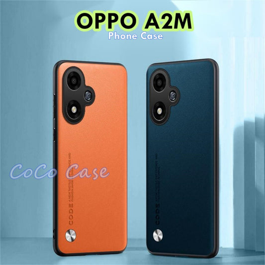For OPPO A2M Cover Silicone Professional Full Case Classic Simple Solid Color Phone Case Cover sweatproof