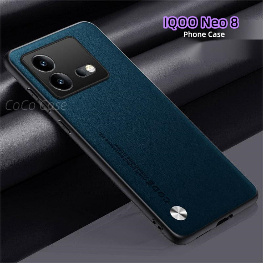 For IQOO Neo 8 Cover Silicone Professional Full Case Classic Simple Solid Color Phone Case Cover sweatproof