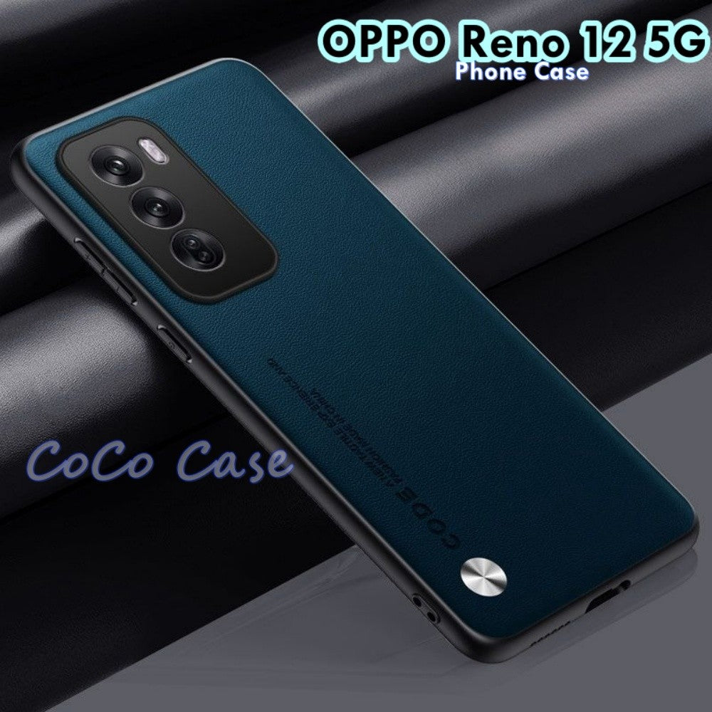 For OPPO Reno 12 5G Cover Silicone Professional Full Case Classic Simple Solid Color Phone Case Cover sweatproof