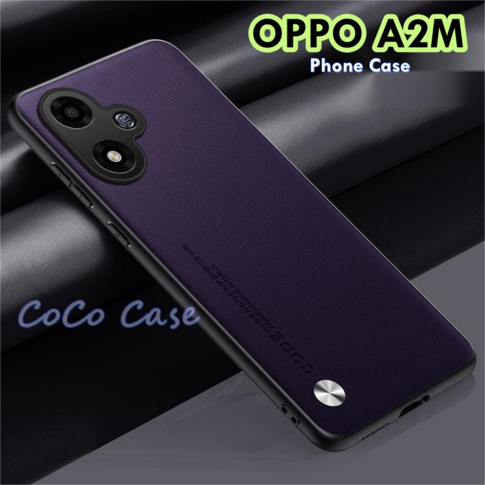 For OPPO A2M Cover Silicone Professional Full Case Classic Simple Solid Color Phone Case Cover sweatproof