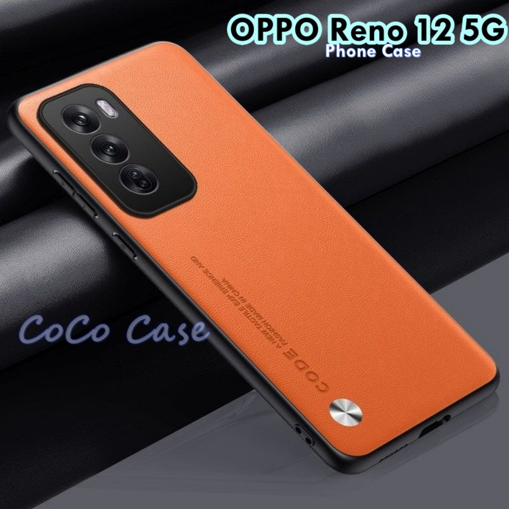 For OPPO Reno 12 5G Cover Silicone Professional Full Case Classic Simple Solid Color Phone Case Cover sweatproof