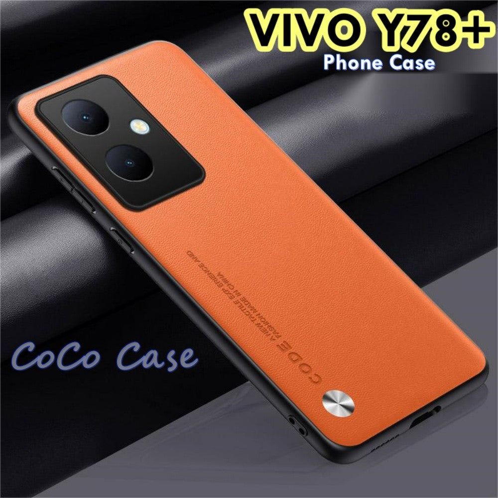 For VIVO Y78+ Cover Silicone Professional Full Case Classic Simple Solid Color Phone Case Cover sweatproof