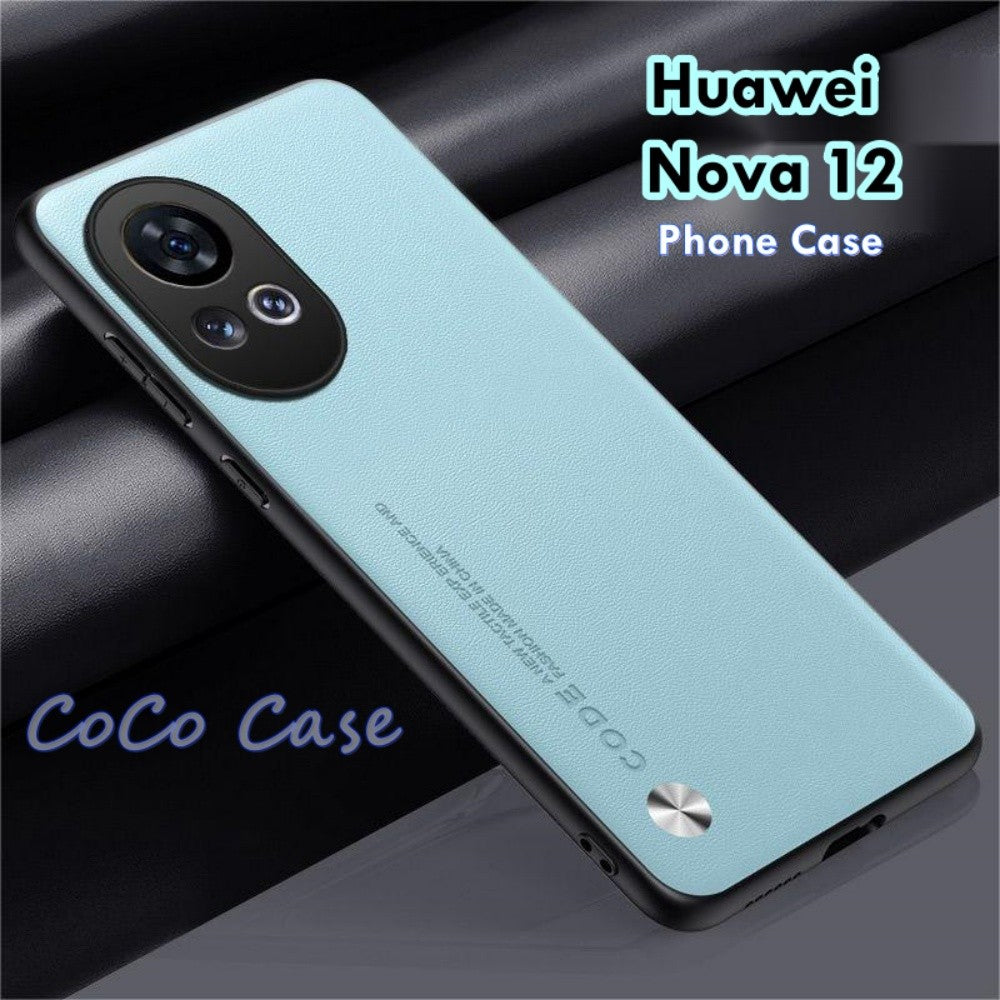 For Huawei Nova 12 Cover Silicone Professional Full Case Classic Simple Solid Color Phone Case Cover sweatproof