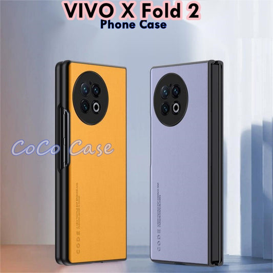 For VIVO X Fold 2 Cover Silicone Professional Full Case Classic Simple Solid Color Phone Case Cover sweatproof