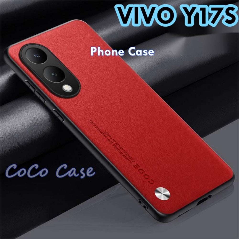 For VIVO Y17S Cover Silicone Professional Full Case Classic Simple Solid Color Phone Case Cover sweatproof