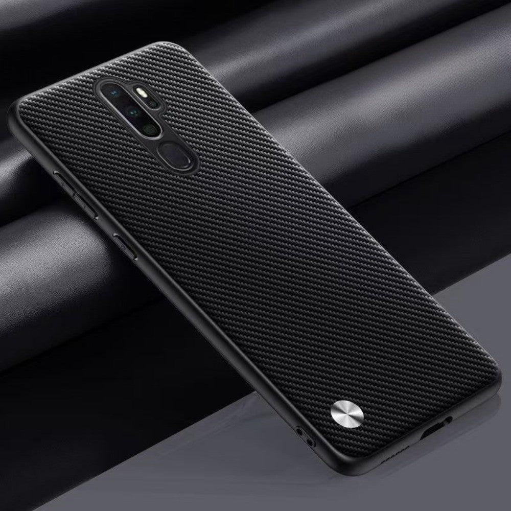 For OPPO A9 2020 Cover Silicone Professional Full Case Classic Simple Solid Color Phone Case Cover sweatproof
