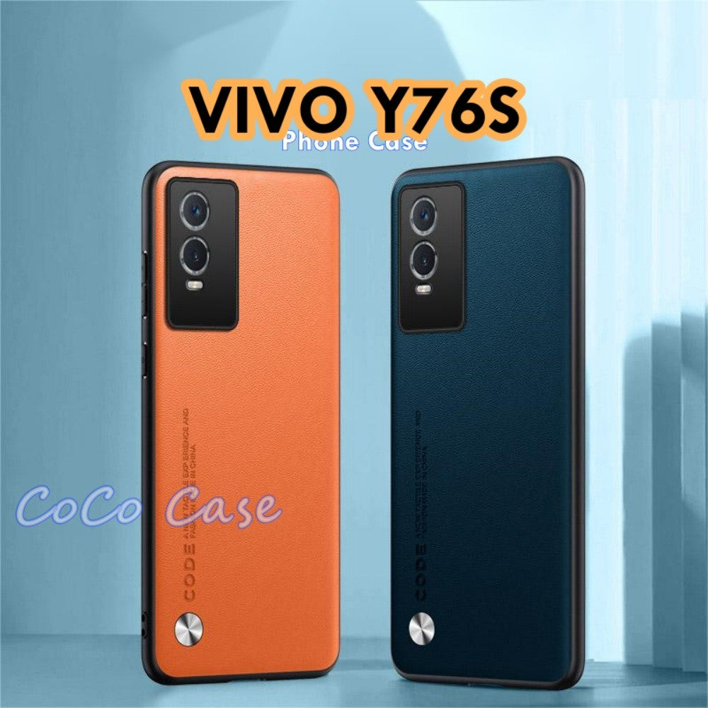 For VIVO Y76S Cover Silicone Professional Full Case Classic Simple Solid Color Phone Case Cover sweatproof