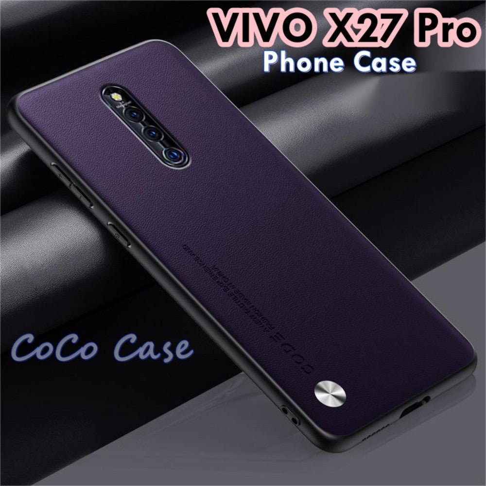 For VIVO X27 Pro Cover Silicone Professional Full Case Classic Simple Solid Color Phone Case Cover sweatproof