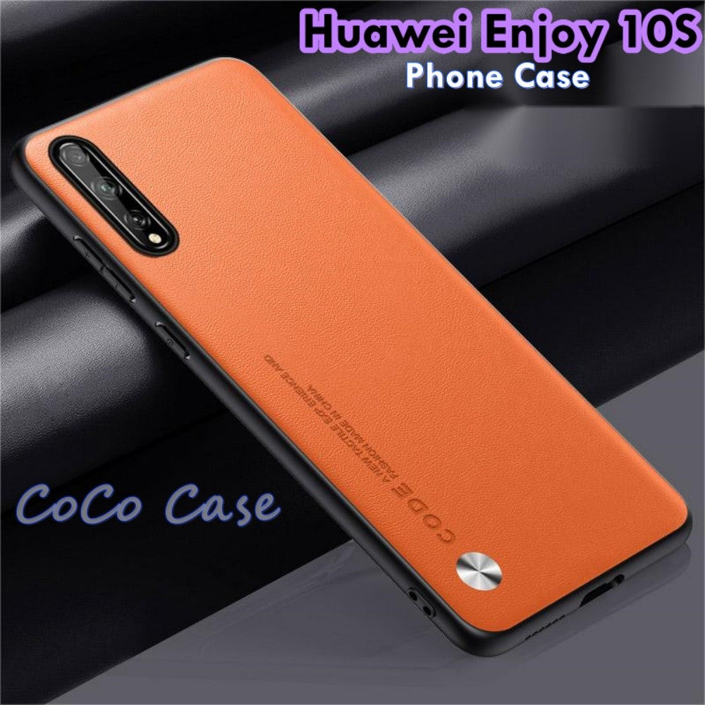 For Huawei Enjoy 10S Cover Silicone Professional Full Case Classic Simple Solid Color Phone Case Cover sweatproof