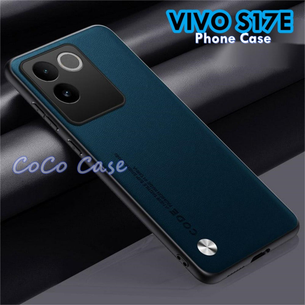 For VIVO S17E Cover Silicone Professional Full Case Classic Simple Solid Color Phone Case Cover sweatproof