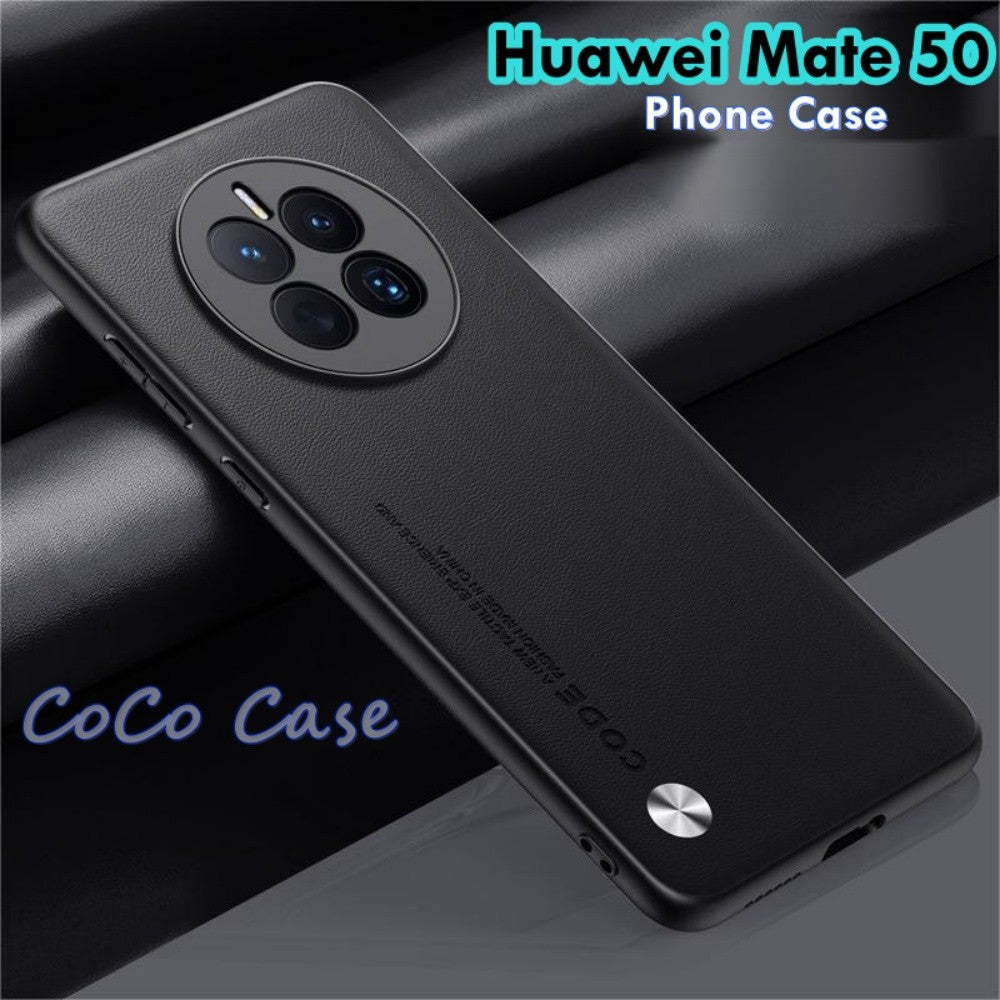 For Huawei Mate 50 Cover Silicone Professional Full Case Classic Simple Solid Color Phone Case Cover sweatproof