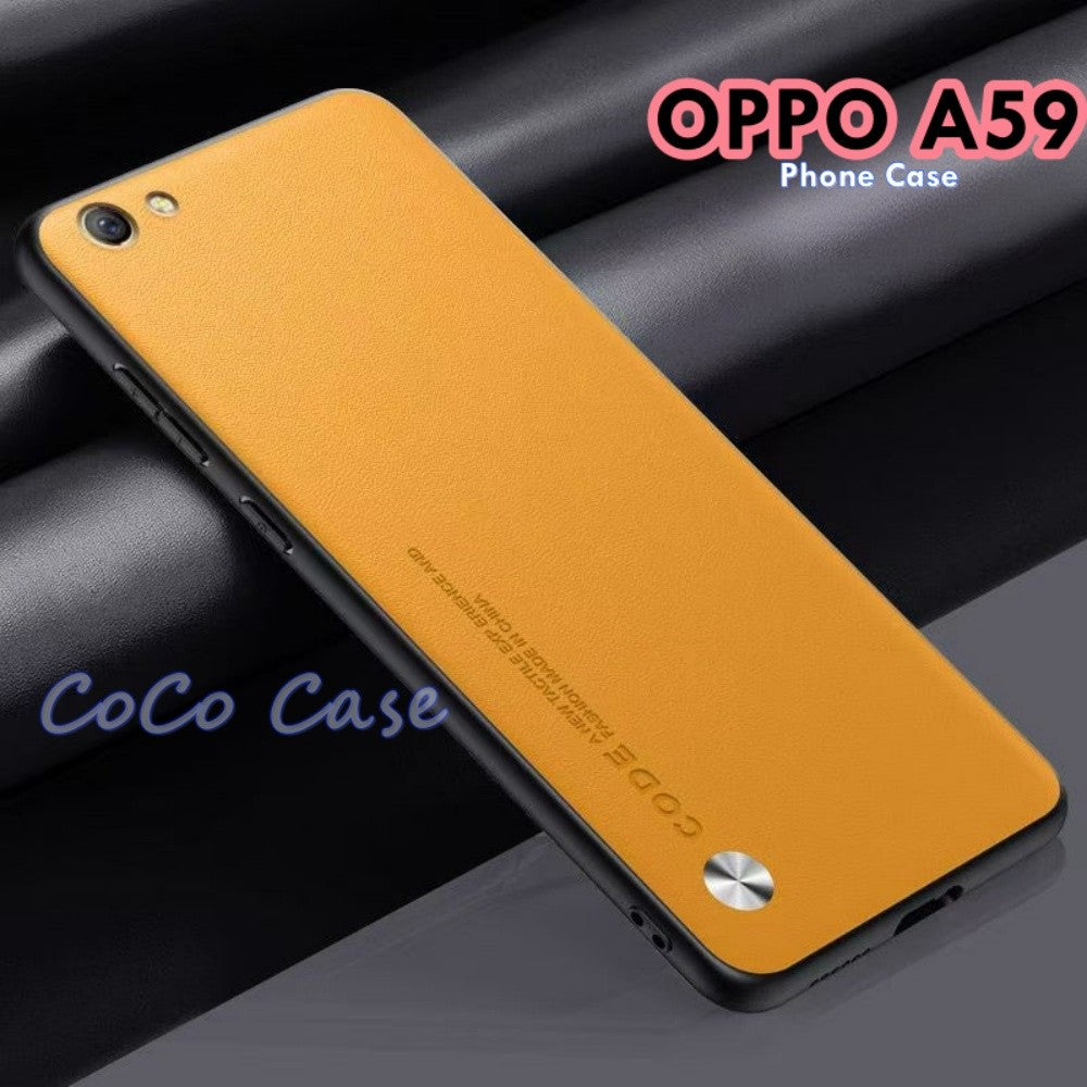For OPPO A59 Cover Silicone Professional Full Case Classic Simple Solid Color Phone Case Cover sweatproof