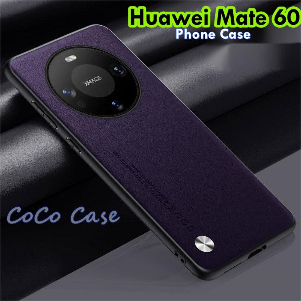 For Huawei Mate 60 Cover Silicone Professional Full Case Classic Simple Solid Color Phone Case Cover sweatproof