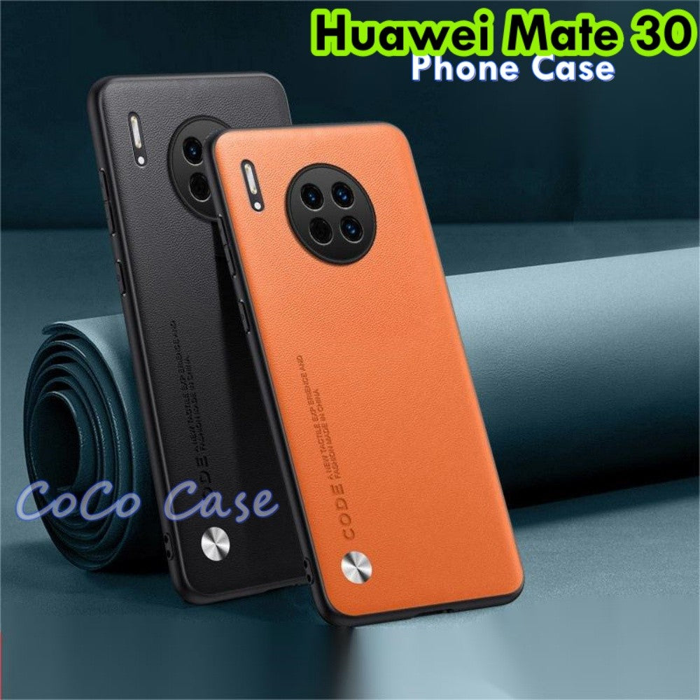 For Huawei Mate 30 Cover Silicone Professional Full Case Classic Simple Solid Color Phone Case Cover sweatproof