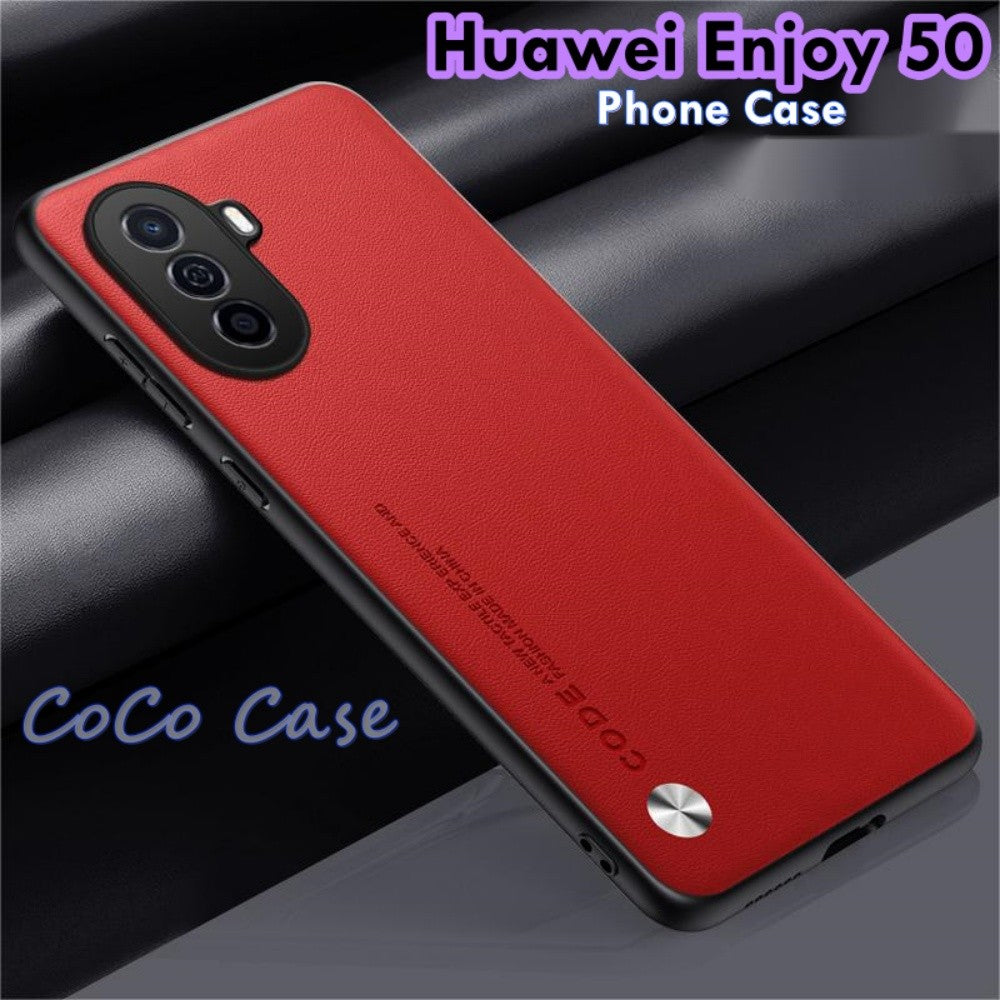 For Huawei Enjoy 50 Cover Silicone Professional Full Case Classic Simple Solid Color Phone Case Cover sweatproof