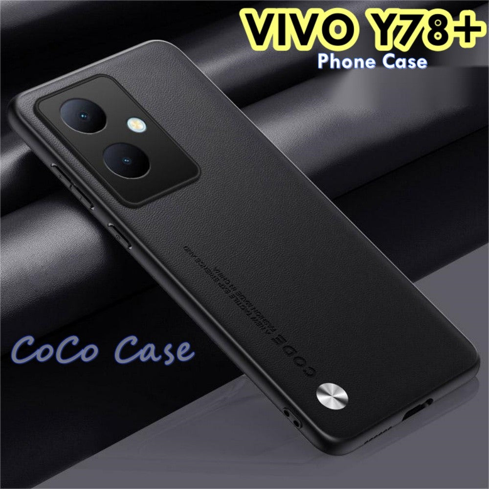 For VIVO Y78+ Cover Silicone Professional Full Case Classic Simple Solid Color Phone Case Cover sweatproof