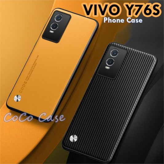 For VIVO Y76S Cover Silicone Professional Full Case Classic Simple Solid Color Phone Case Cover sweatproof