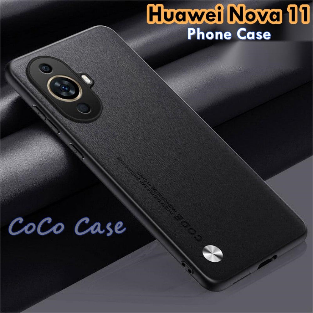 For Huawei Nova 11 Cover Silicone Professional Full Case Classic Simple Solid Color Phone Case Cover sweatproof