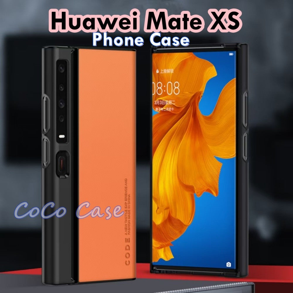 For Huawei Mate XS Cover Silicone Professional Full Case Classic Simple Solid Color Phone Case Cover sweatproof