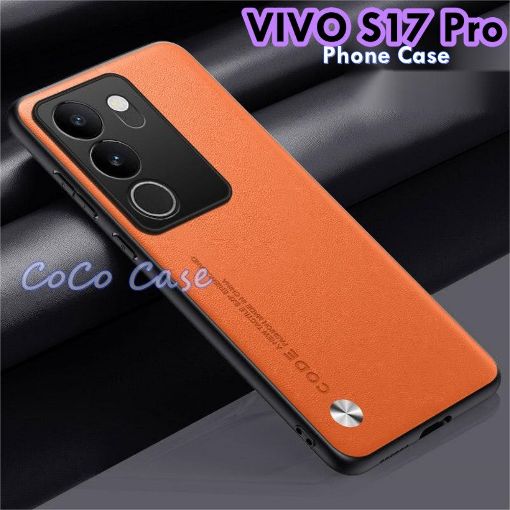 For VIVO S17 Pro Cover Silicone Professional Full Case Classic Simple Solid Color Phone Case Cover sweatproof