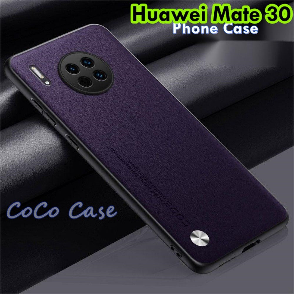 For Huawei Mate 30 Cover Silicone Professional Full Case Classic Simple Solid Color Phone Case Cover sweatproof