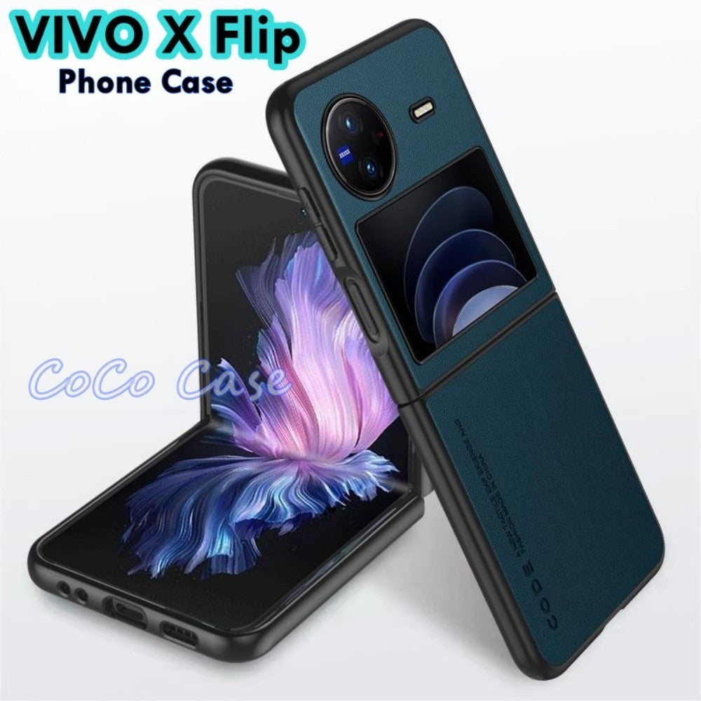 For VIVO X Flip Cover Silicone Professional Full Case Classic Simple Solid Color Phone Case Cover sweatproof