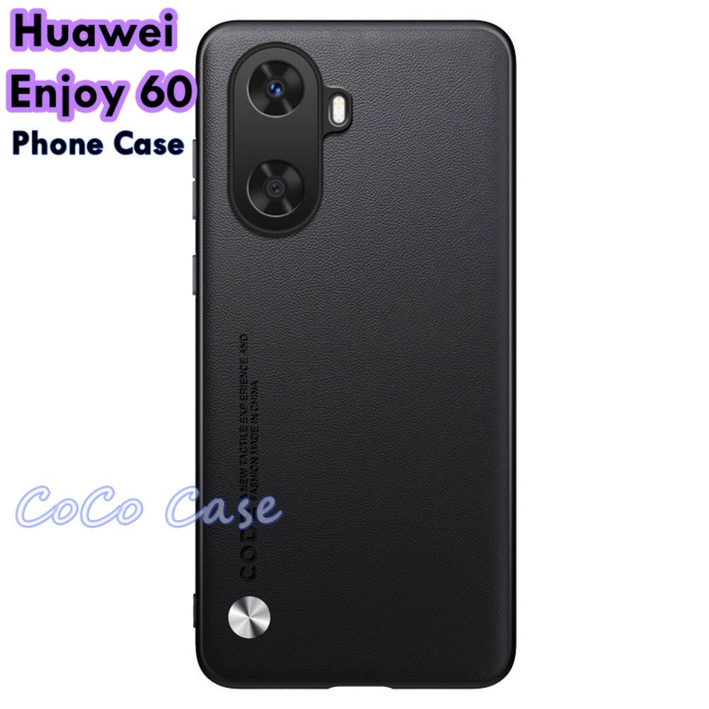 For Huawei Enjoy 60 Cover Silicone Professional Full Case Classic Simple Solid Color Phone Case Cover sweatproof