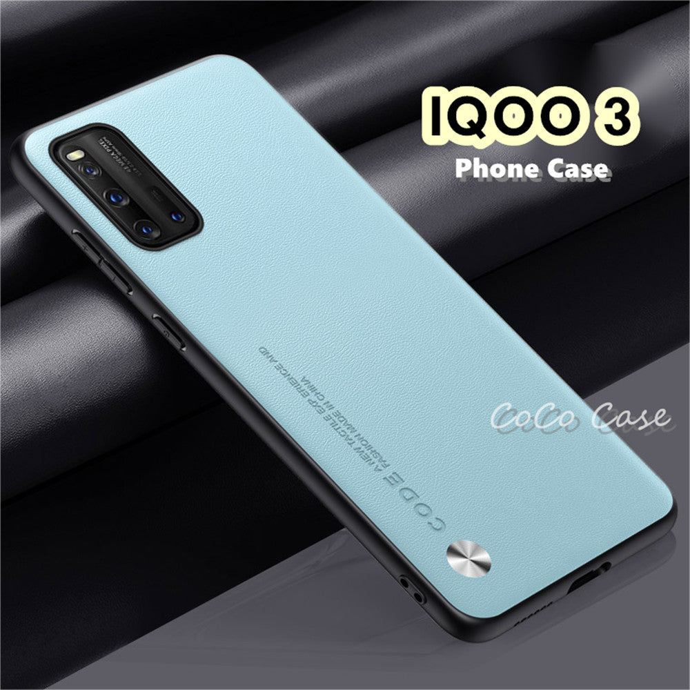 For IQOO 3 Cover Silicone Professional Full Case Classic Simple Solid Color Phone Case Cover sweatproof