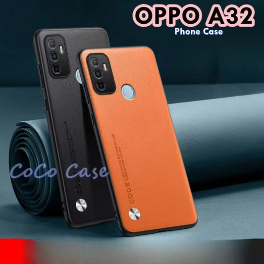 For OPPO A32 Cover Silicone Professional Full Case Classic Simple Solid Color Phone Case Cover sweatproof