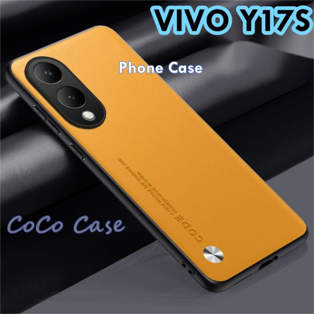 For VIVO Y17S Cover Silicone Professional Full Case Classic Simple Solid Color Phone Case Cover sweatproof