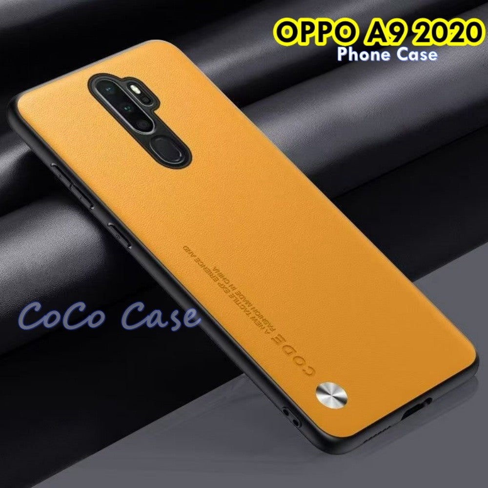 For OPPO A9 2020 Cover Silicone Professional Full Case Classic Simple Solid Color Phone Case Cover sweatproof