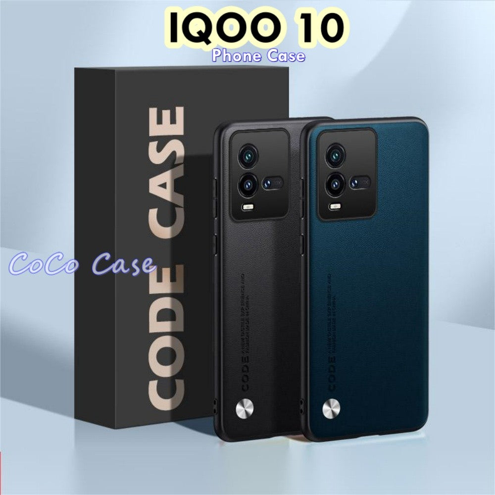 For IQOO 10 Cover Silicone Professional Full Case Classic Simple Solid Color Phone Case Cover sweatproof