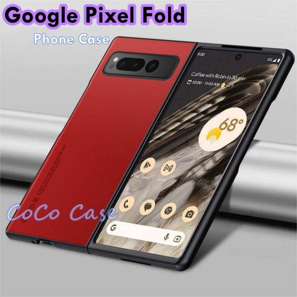 For Google Pixel Fold Cover Silicone Professional Full Case Classic Simple Solid Color Phone Case Cover sweatproof