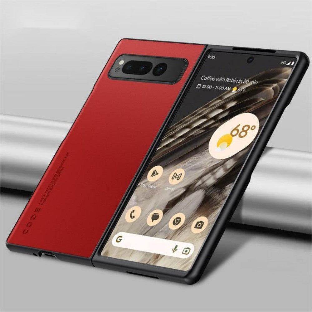 For Google Pixel Fold Cover Silicone Professional Full Case Classic Simple Solid Color Phone Case Cover sweatproof