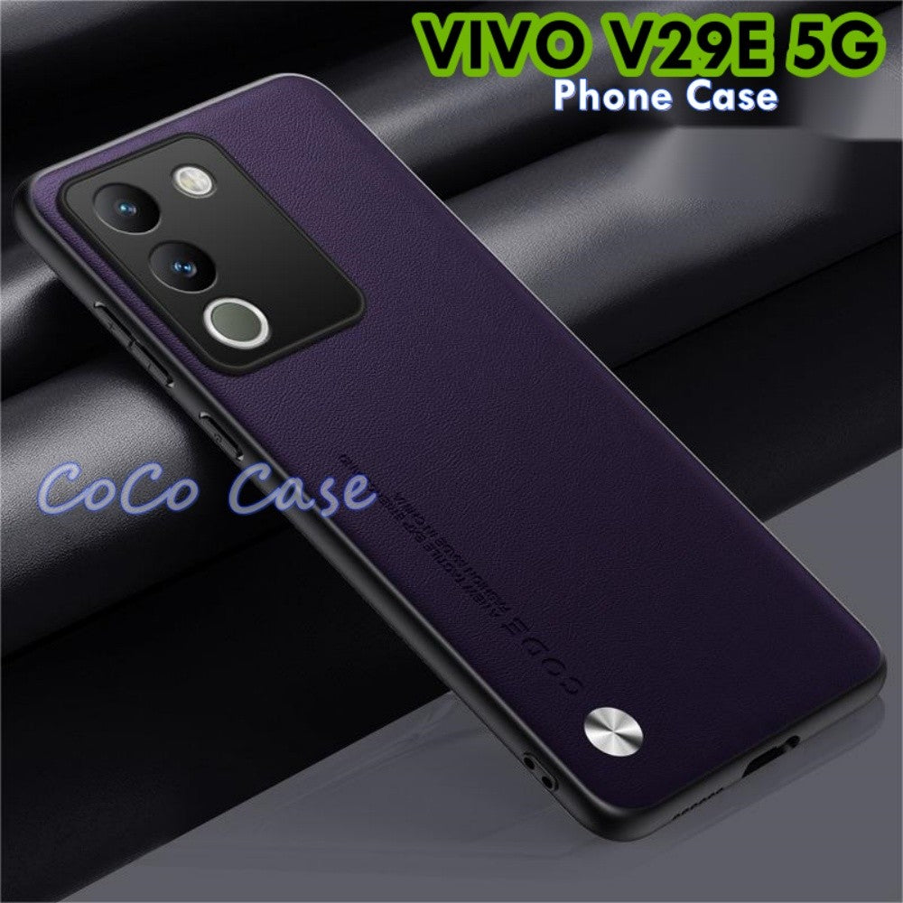 For VIVO V29E 5G Cover Silicone Professional Full Case Classic Simple Solid Color Phone Case Cover sweatproof