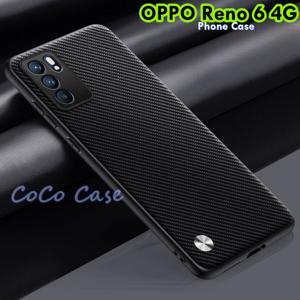 For OPPO Reno 6 4G Cover Silicone Professional Full Case Classic Simple Solid Color Phone Case Cover sweatproof