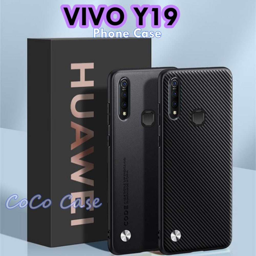 For VIVO Y19 Cover Silicone Professional Full Case Classic Simple Solid Color Phone Case Cover sweatproof