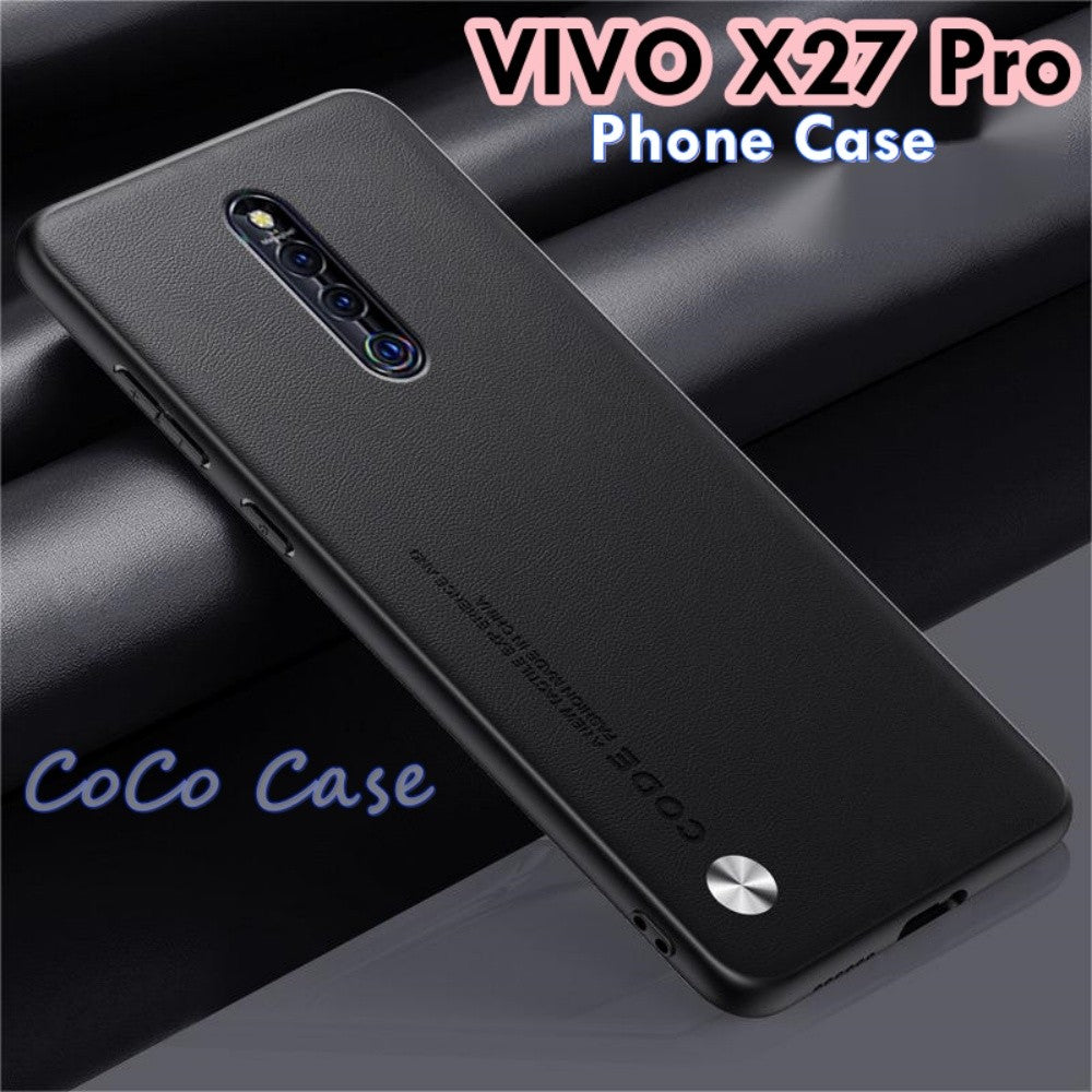 For VIVO X27 Pro Cover Silicone Professional Full Case Classic Simple Solid Color Phone Case Cover sweatproof