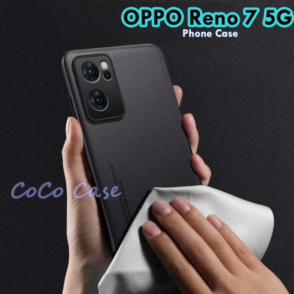 For OPPO Reno 7 5G Cover Silicone Professional Full Case Classic Simple Solid Color Phone Case Cover sweatproof