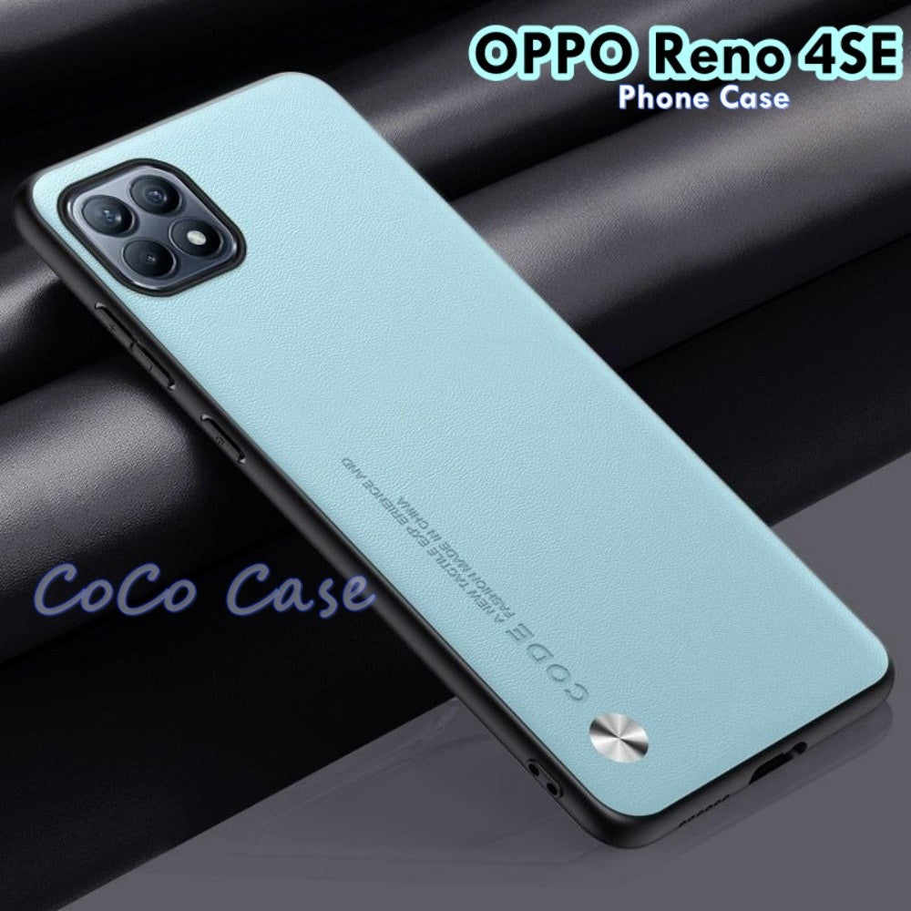 For OPPO Reno 4SE Cover Silicone Professional Full Case Classic Simple Solid Color Phone Case Cover sweatproof