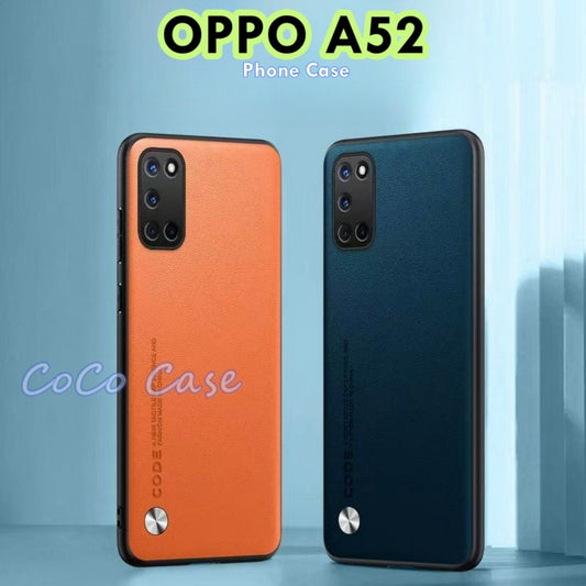 For OPPO A52 Cover Silicone Professional Full Case Classic Simple Solid Color Phone Case Cover sweatproof